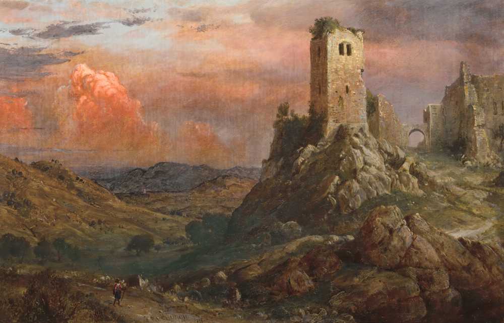 Watch Tower in Italy (1873) - Frederick Edwin Church