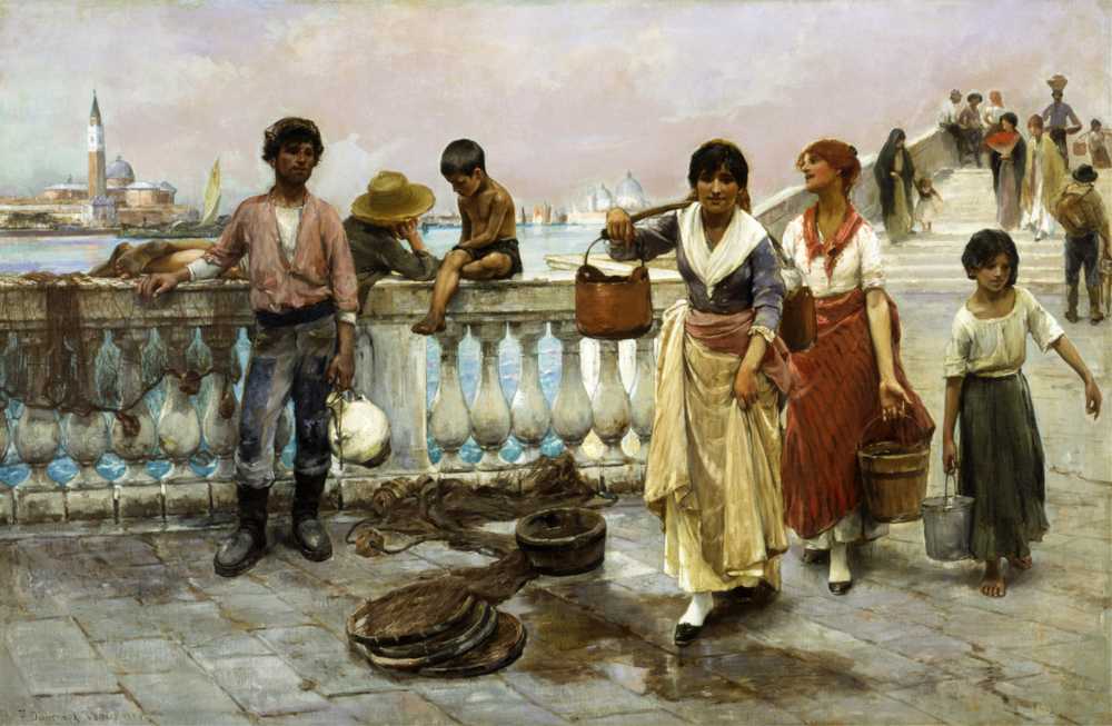 Water Carriers, Venice (1884) - Thomas Dewing