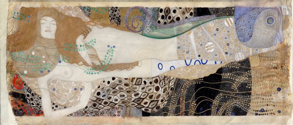 Water snakes (friends) I - Klimt