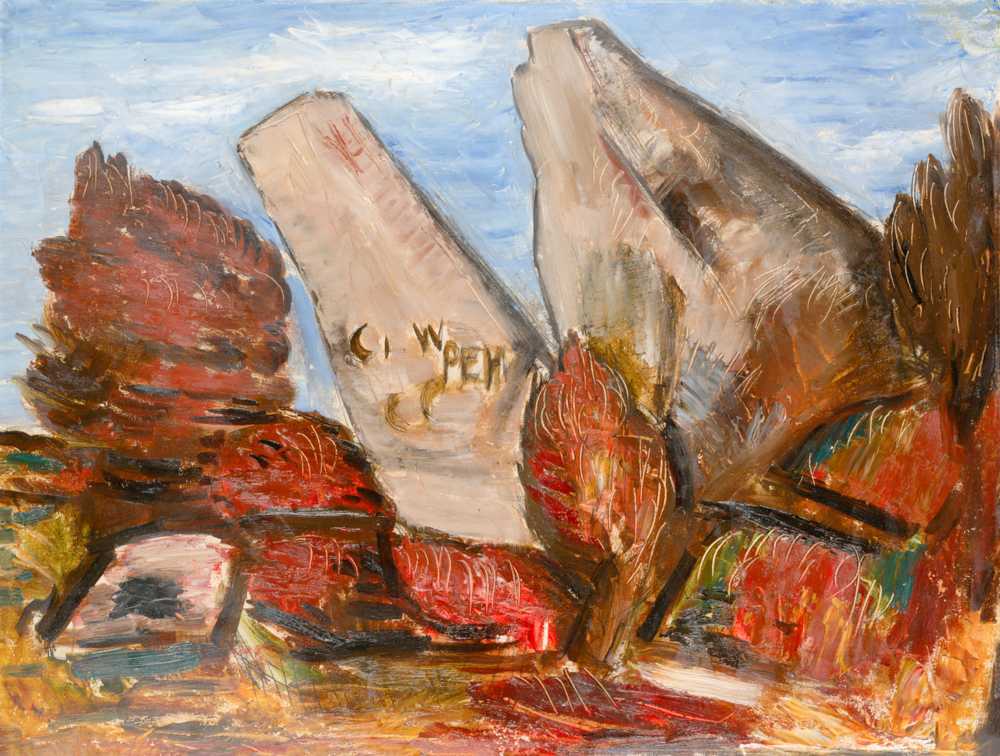 Whale’s Jaw, Dogtown Common, Cape Ann, Massachusetts (1934) - Marsden Hartley