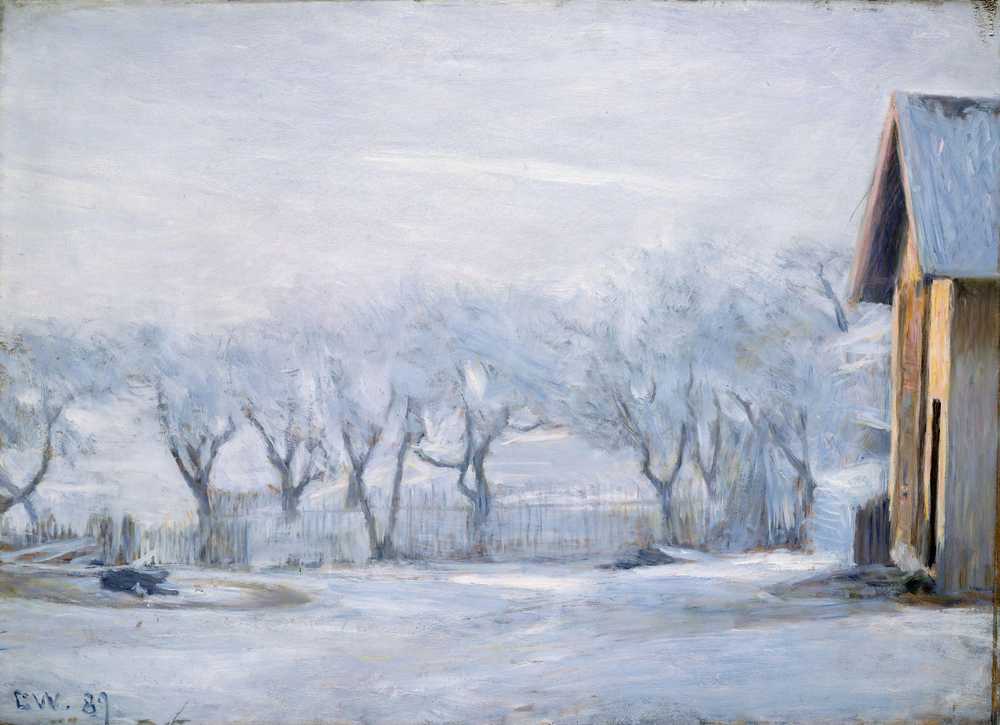 White Frost (1889) - Erik Werenskiold
