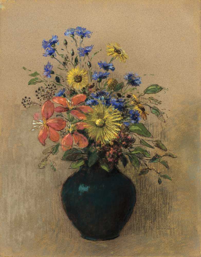 Wildflowers (c. 1905) - Odilon Redon