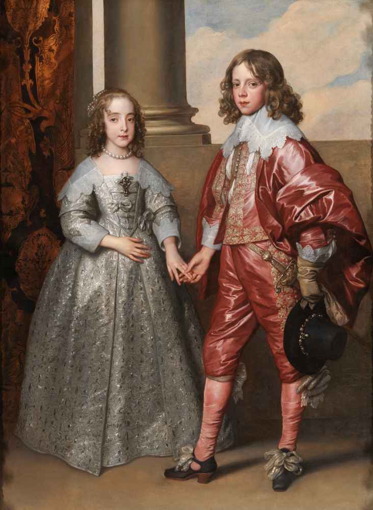 William II, Prince of Orange, and his Bride, Mary Stuart - Antoon van 