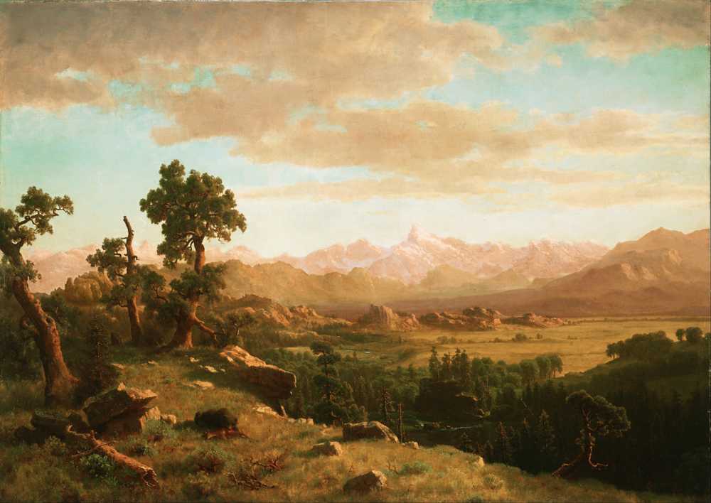 Wind River Country - Albert Bierstadt