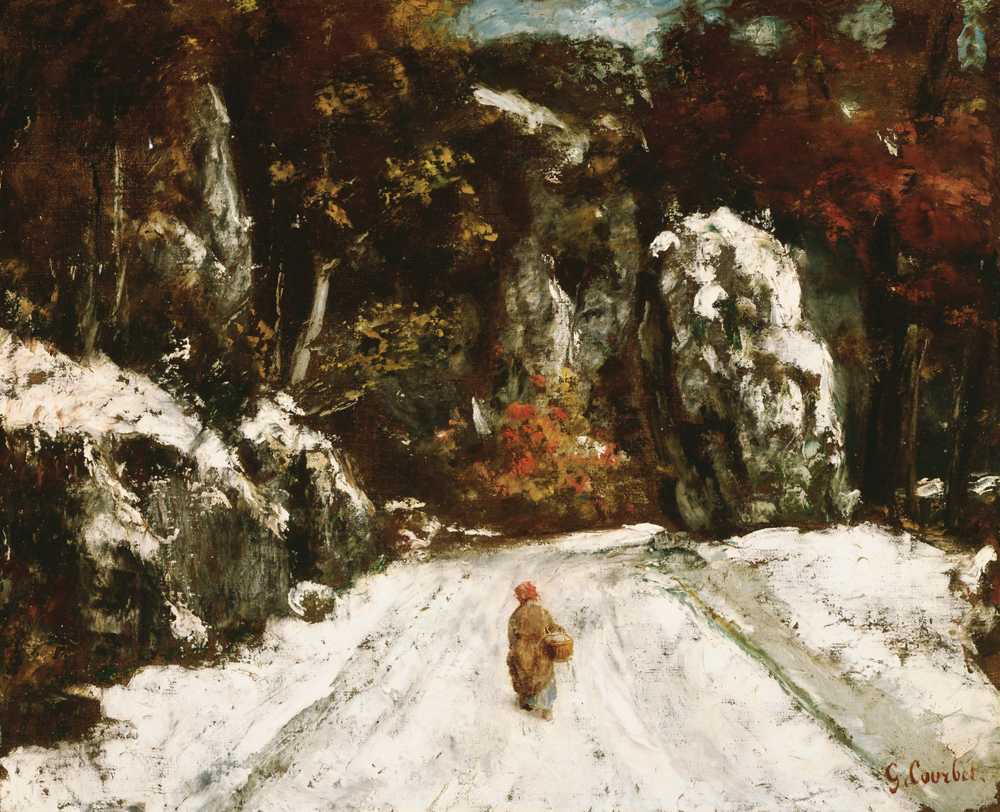 Winter in the Jura - Gustave Courbet