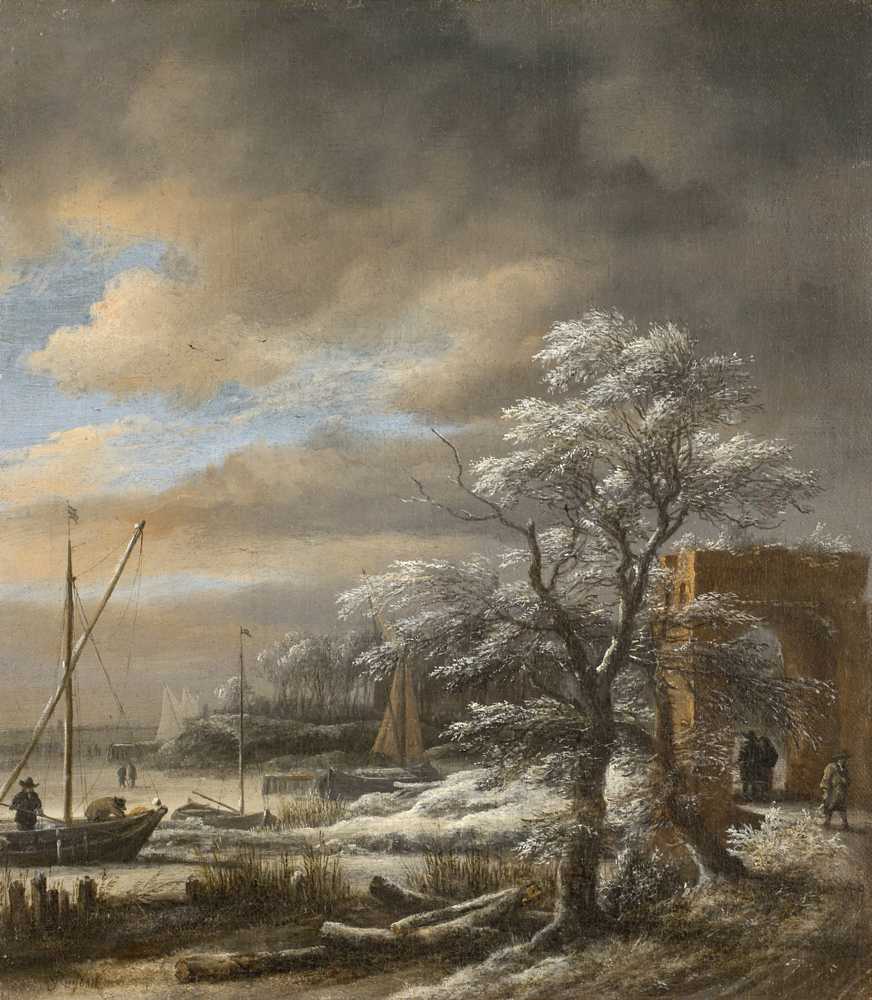 Winter Landscape (1660s) - Jacob Isaacksz van Ruisdael
