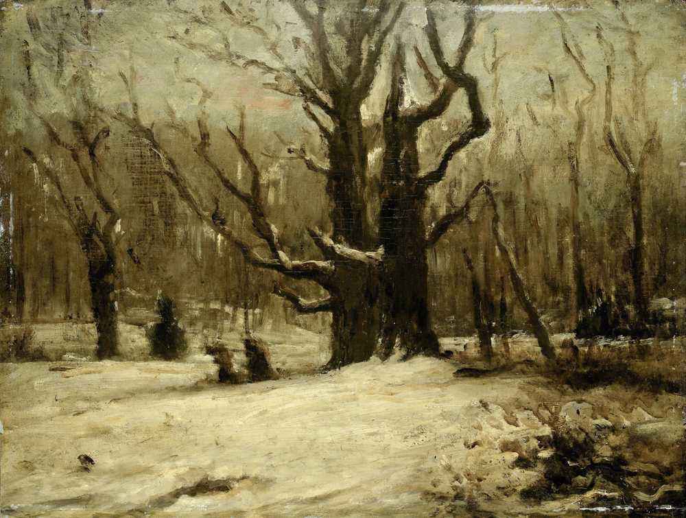 Winter Landscape (1850 - 1877) - Gustave Courbet