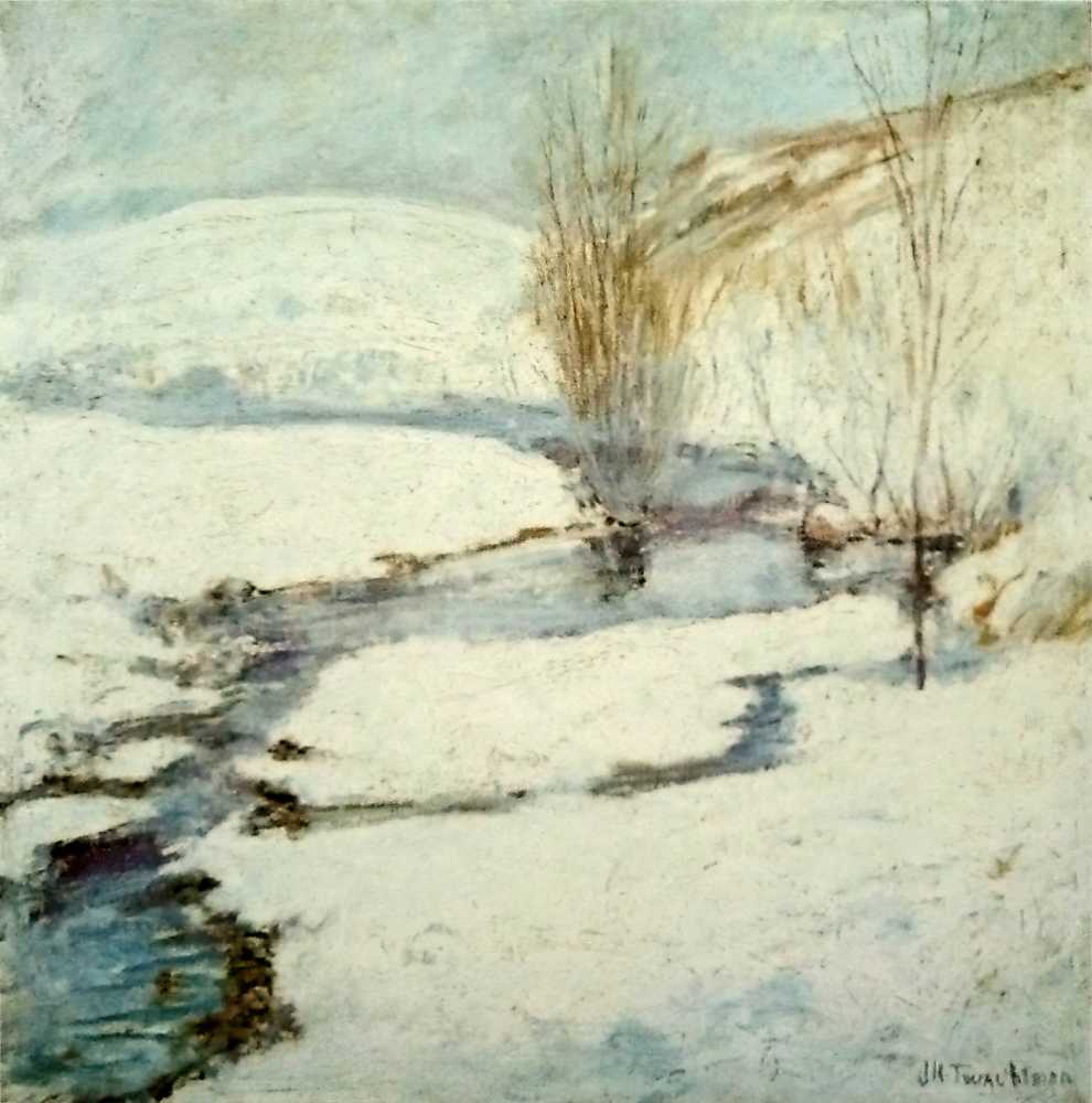 Winter Landscape (1890-1900) - John Henry Twachtman
