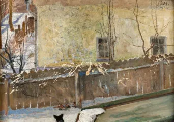 Winter Landscape (1902) - Jacek Malczewski