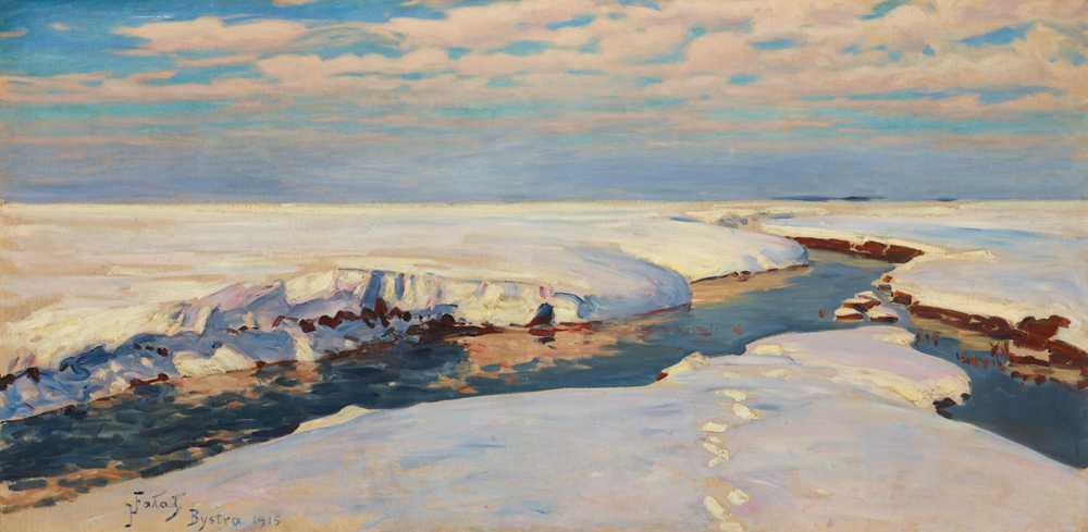 Winter Landscape (1915) - Julian Fałat