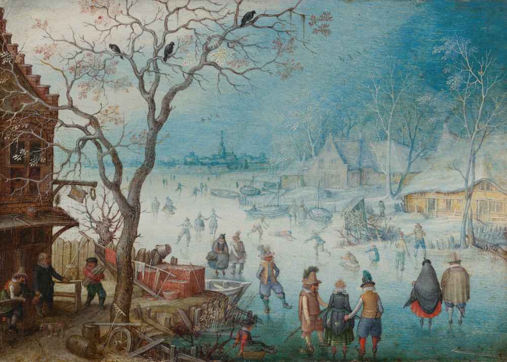 Winter Landscape, c. 1615 - 1620 - Christoffel van den Berghe