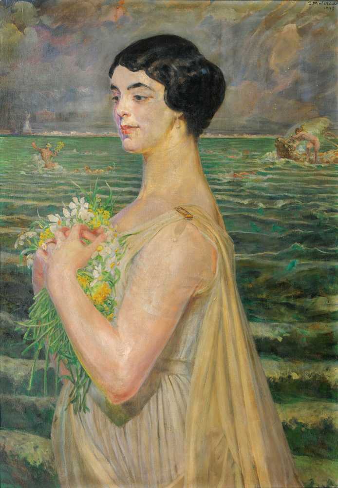 Woman by the sea (1915) - Jacek Malczewski