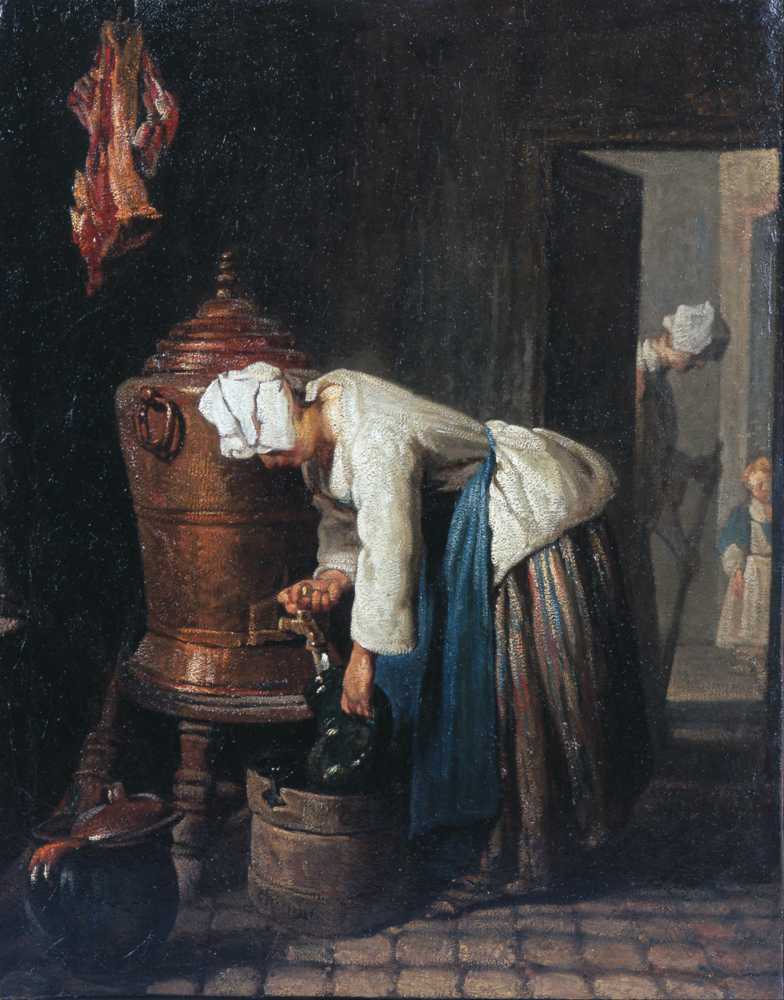 Woman Drawing Water at the Cistern - Jean Baptiste Simeon Chardin