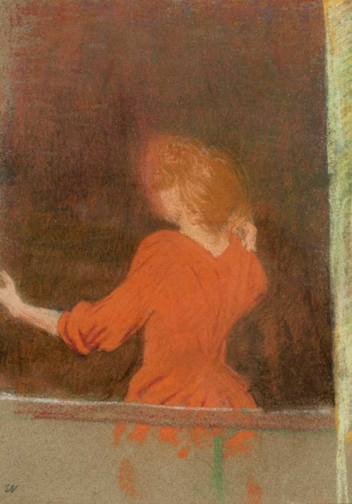 Woman in red - Jean-Edouard Vuillard