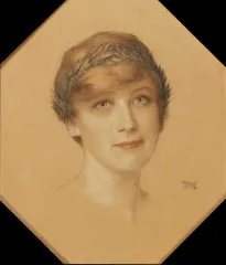 woman portrait - Franz von Stuck