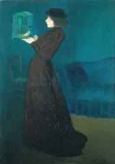 Woman with a Birdcage (1892) - Joseph Rippl-Ronai