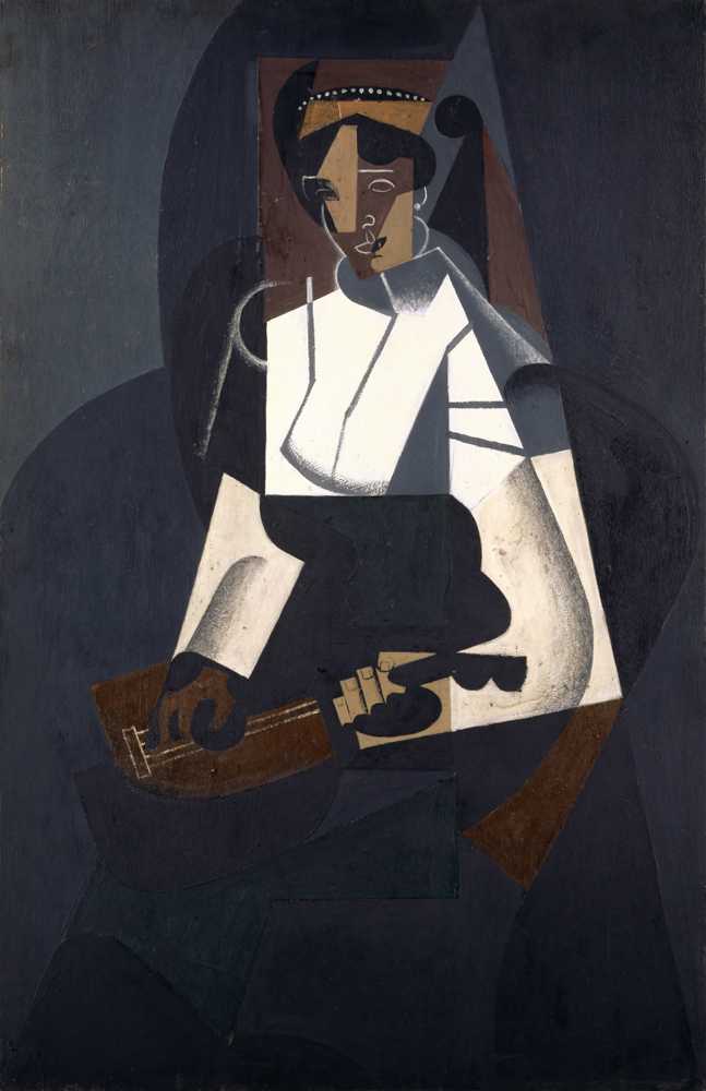 Woman with Mandolin (1916) - Juan Gris