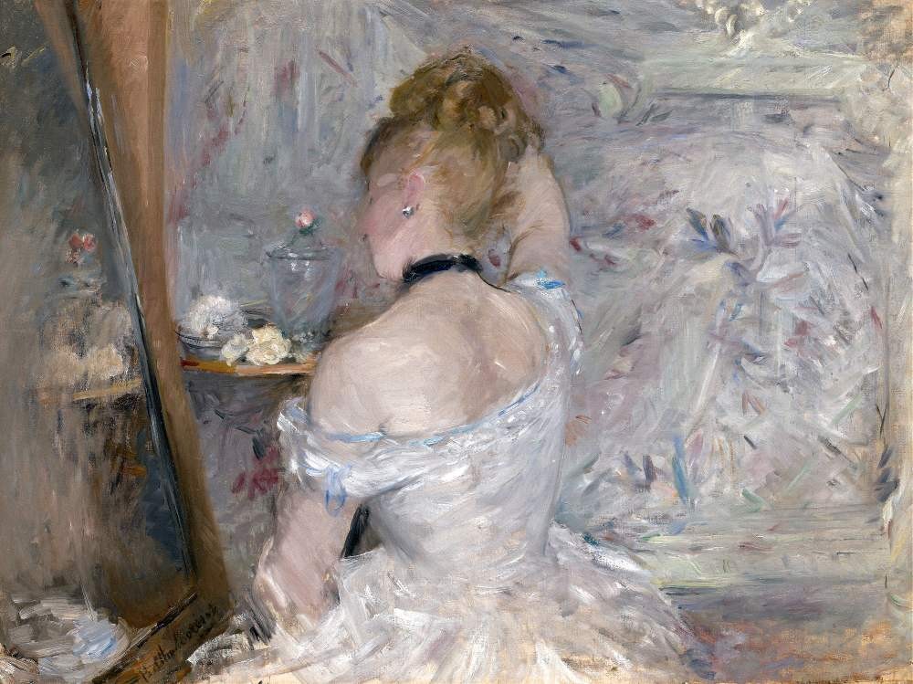 Woman at Her Toilette - Berthe Morisot