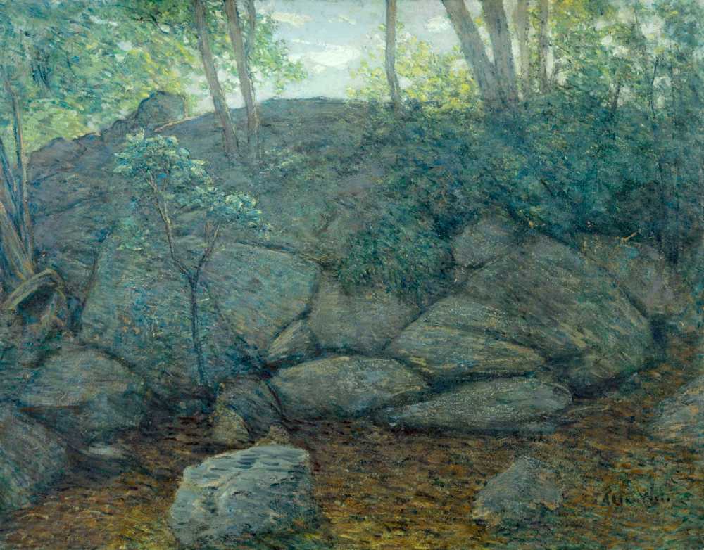 Woodland Rocks - Julian Alden Weir