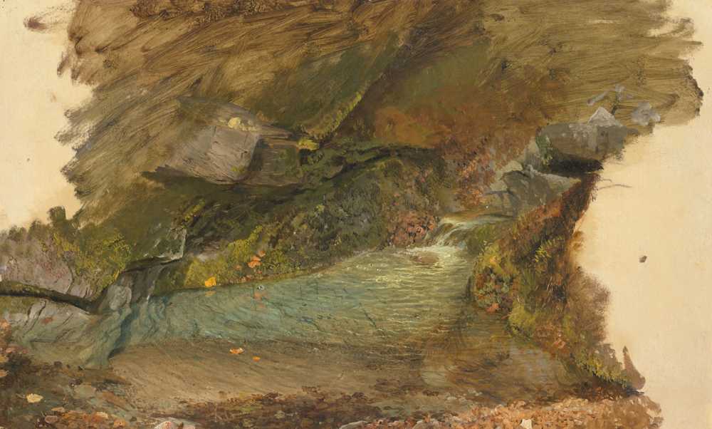Woodland stream (1850–60) - Frederick Edwin Church