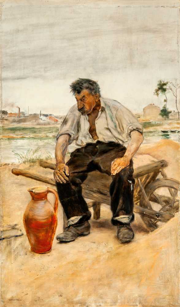 Workman (circa 1888) - Jean-Francois Raffaelli