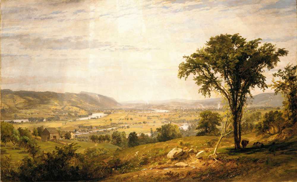 Wyoming Valley, Pennsylvania (1864) - Jasper Francis Cropsey