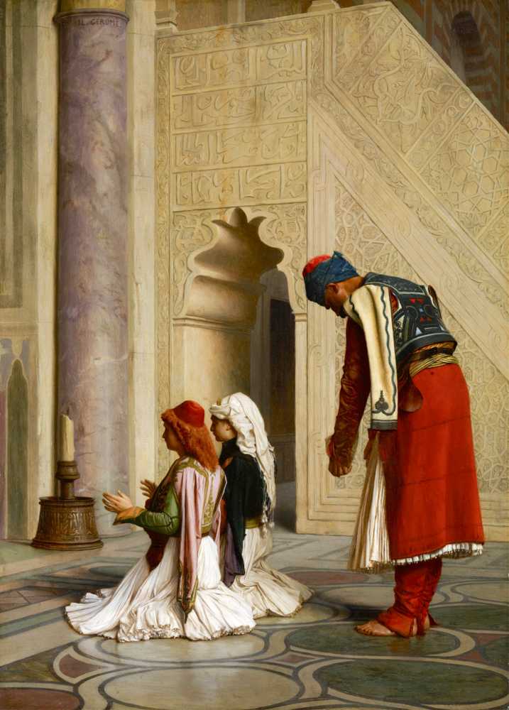 Young Greeks in the Mosque (1865) - Jean-Leon Gerome