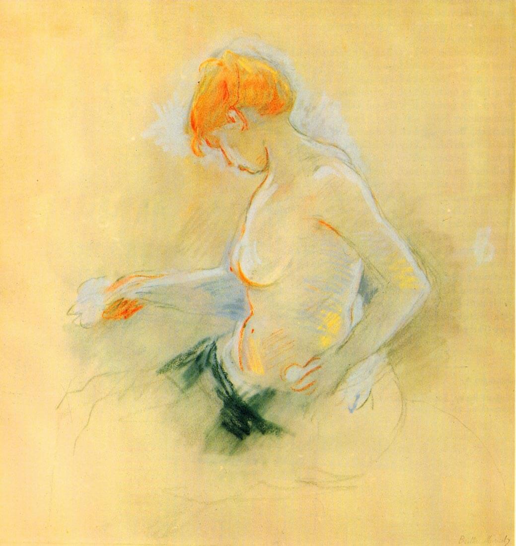 Young woman, Drying - Morisot