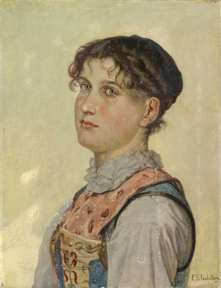 Young Woman from Uri - Ernst Stückelberg