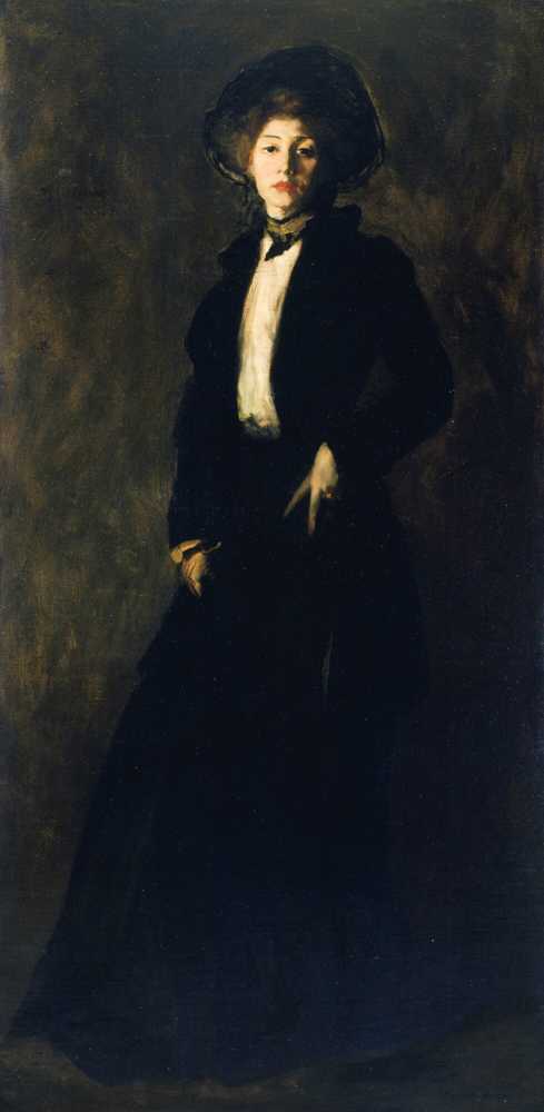 Young Woman in Black (1902) - Robert Henri