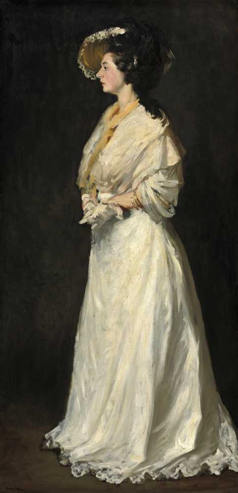 Young Woman in White (1904) - Robert Henri