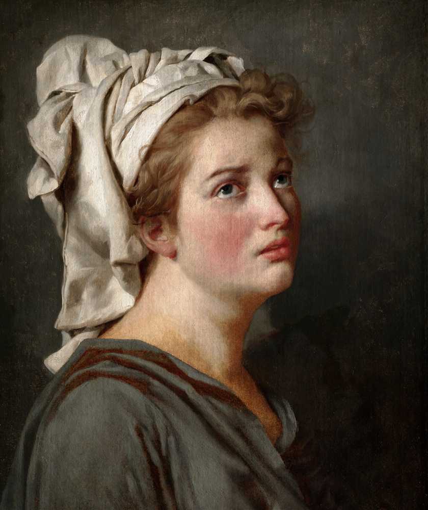 Young Woman with a Turban (c. 1780) - Jacques-Louis David