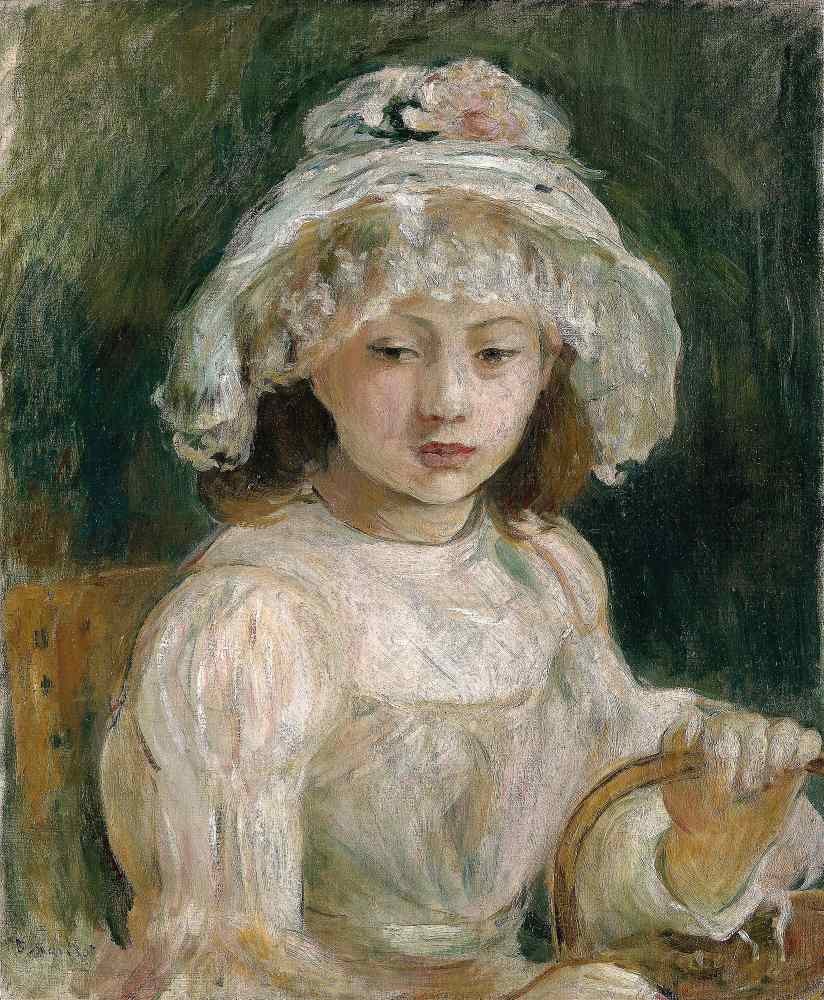 Young Girl with Hat - Berthe Morisot
